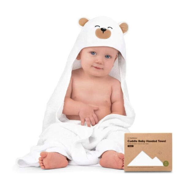 KEABABIES kūdikių rankšluostis su gobtuvu, Grizzly