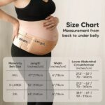 KEABABIES nėščiosios diržas, M / L, Classic Ivory