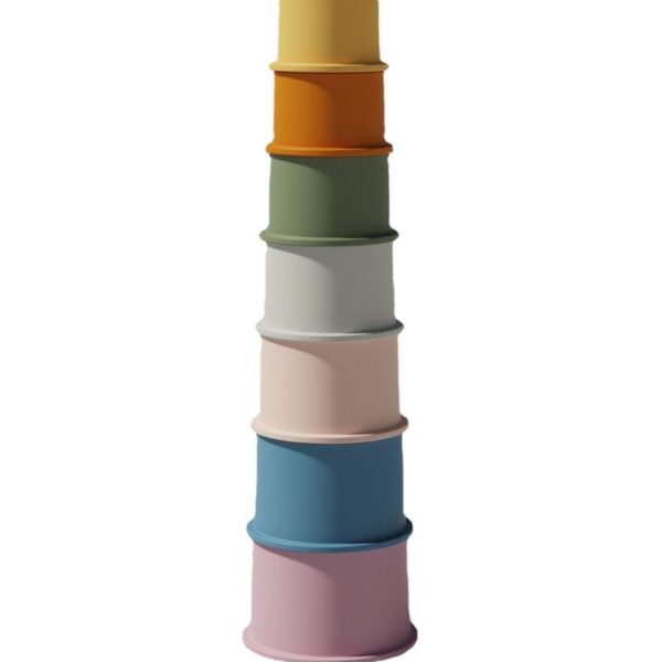 Silikoniniai dėlionės puodeliai, Colorful, 1 vnt