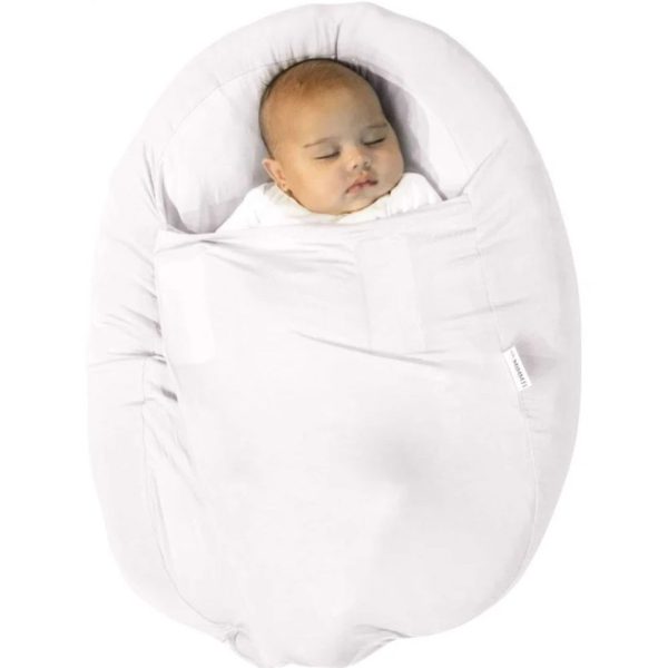 NANABEEBI / MIMMTI Sleepynest žindymo pagalvės užvalkalas, Ivory, 1 vnt.