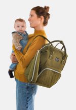 NANABEEBI / MIMMTI mamos kuprinė, Olive Green, 1 vnt. - Image 3