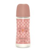 SUAVINEX buteliukas greitos tėkmės, Bonhomia Pink, 6+ mėn., 360 ml, 1 vnt.
