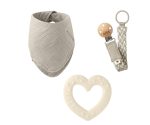 BIBS rinkinys, "My first 6 months", Ivory, 1 vnt. - Image 3
