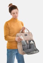 NANABEEBI / MIMMTI mamos kuprinė, Beige, 1 vnt. - Image 6
