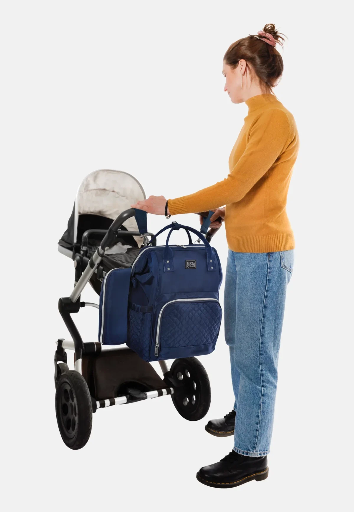 NANABEEBI / MIMMTI mamos kuprinė, Blue, 1 vnt. - Image 3