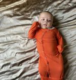 NANABEEBI / MIMMTI SleepyBeebi miegmaišis kūdikiui, 3-6 mėn, Cognac, 1 vnt. - Image 3