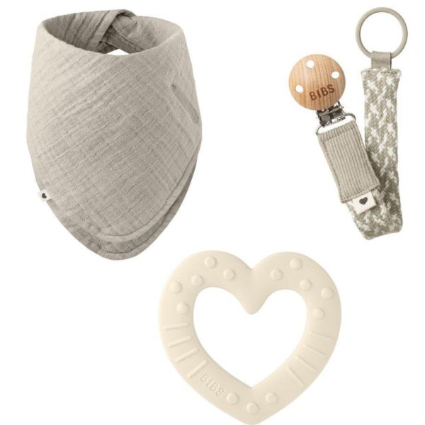 BIBS rinkinys, "My first 6 months", Ivory, 1 vnt.