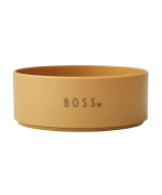 DESIGN LETTERS vaikiškas dubenėlis "Mini Boss", Mustard, 1 vnt. - Image 2