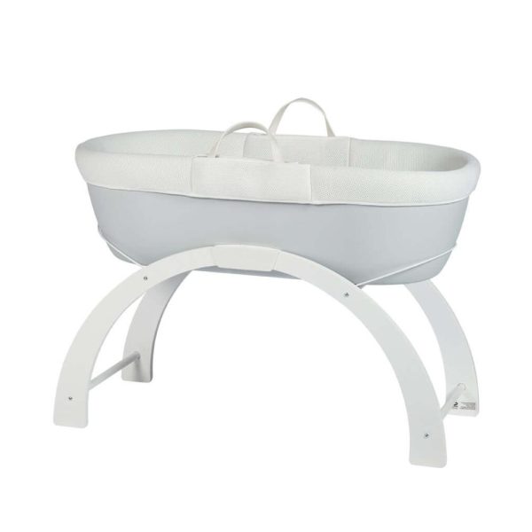 SHNUGGLE kūdikio lopšio ir stovo komplektas, Light Grey, 1 vnt.