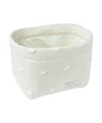 MEYCO BABY Knots daiktų laikymo dėžė, S, Offwhite, 1 vnt.