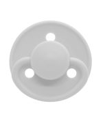 MININOR čiulptukai, nuo 6 mėn., lateksiniai, White, 2 vnt.