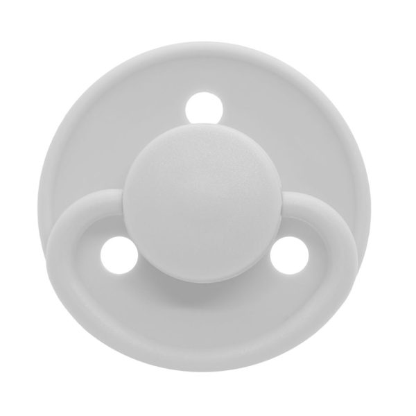 MININOR čiulptukai, nuo 6 mėn., lateksiniai, White, 2 vnt.
