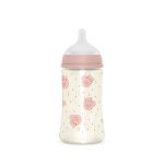 SUAVINEX buteliukas vidutinio tekėjimo, Bonhomia Pink,  3+ mėn., 270 ml, 1 vnt. - Image 3