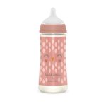 SUAVINEX buteliukas greitos tėkmės, Bonhomia Pink, 6+ mėn., 360 ml, 1 vnt. - Image 3