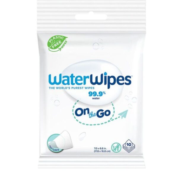 WATERWIPES drėgnos servetėlės, 10 vnt.