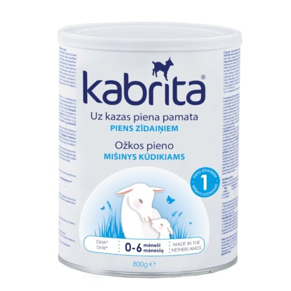KABRITA ožkos pieno mišinys, 1 lygio, 0-6 mėn., 800 g