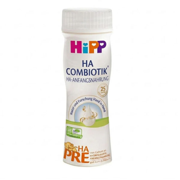 HIPP Combiotic skystas, paruoštas vartoti, pieno mišinys, HA PRE, 0-6 mėn., 200 ml x 6 vnt.