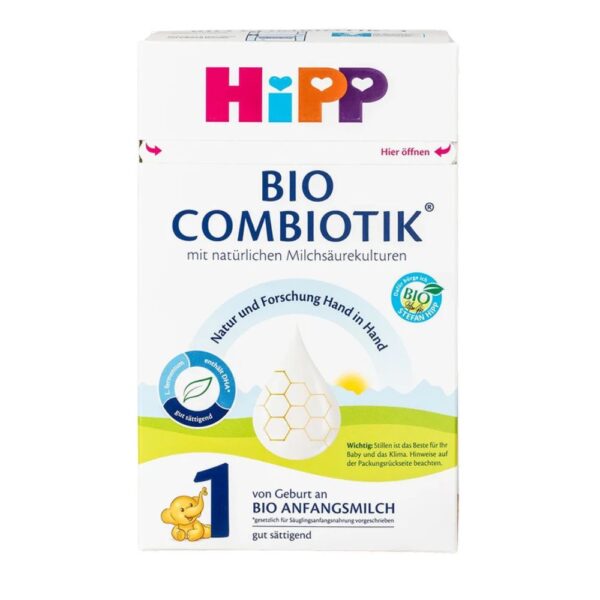 HIPP German ekologiškas pieno mišinys, 1 lygio, 0-6 mėn., 600 g