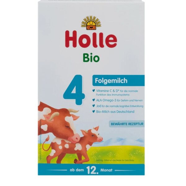 HOLLE ekologiškas pieno mišinys, 4 lygio, 24+ mėn., 600 g