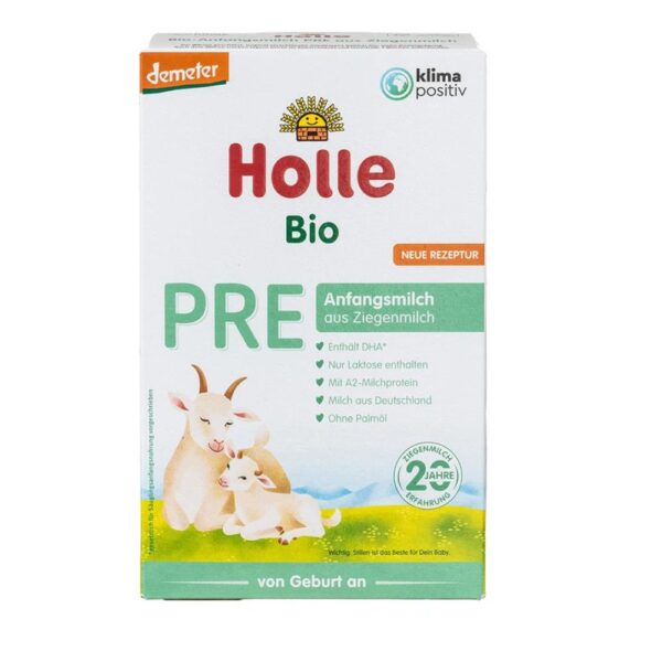HOLLE ožkos pieno mišinys, PRE, 0-6 mėn., 400 g