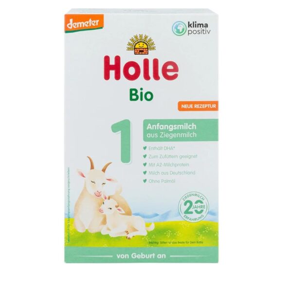 HOLLE ožkos pieno mišinys, 1 lygio, 0-6 mėn., 400 g