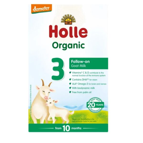 HOLLE ožkos pieno mišinys, 3 lygio, 12+ mėn., 400 g
