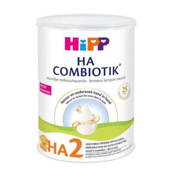 HIPP Dutch Combiotic HA2, hipoalerginis pieno mišinys, 2 lygio, 6-12 mėn., 800 g