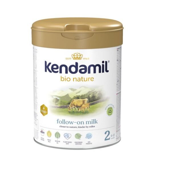 KENDAMIL Bio Nature ekologiškas pieno mišinys, 2 lygio, 6-12 mėn., 800 g