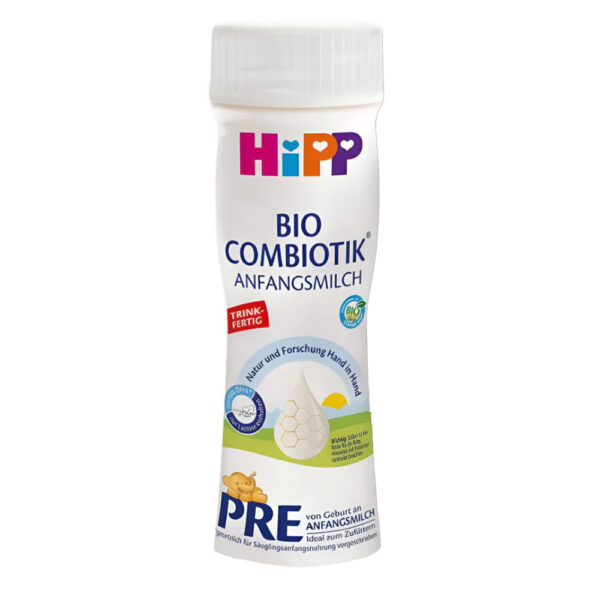 HIPP Combiotic skystas, paruoštas vartoti, pieno mišinys, PRE, 0-6 mėn., 200 ml x 6 vnt.
